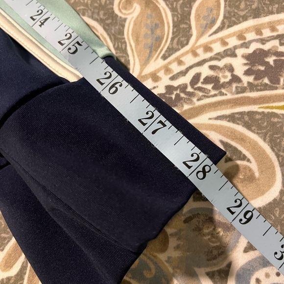 Boston Proper Women's Color Block active performance Jacket - navy mint white M - Picture 7 of 10